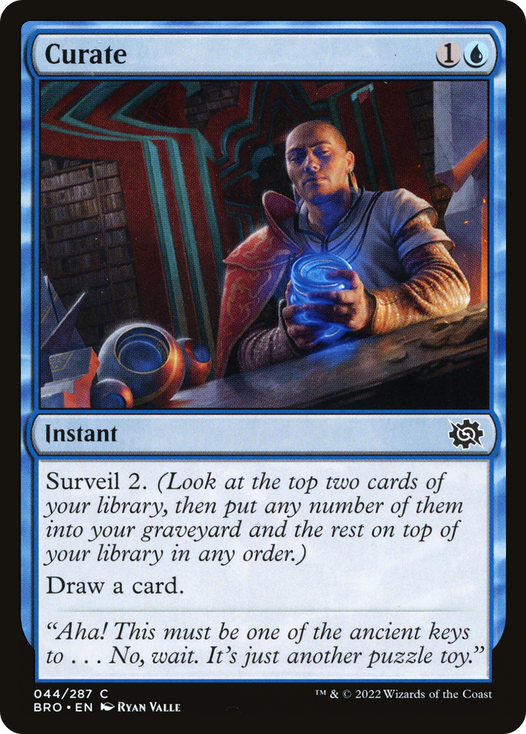 Curate - Common Instant card from The Brothers' War