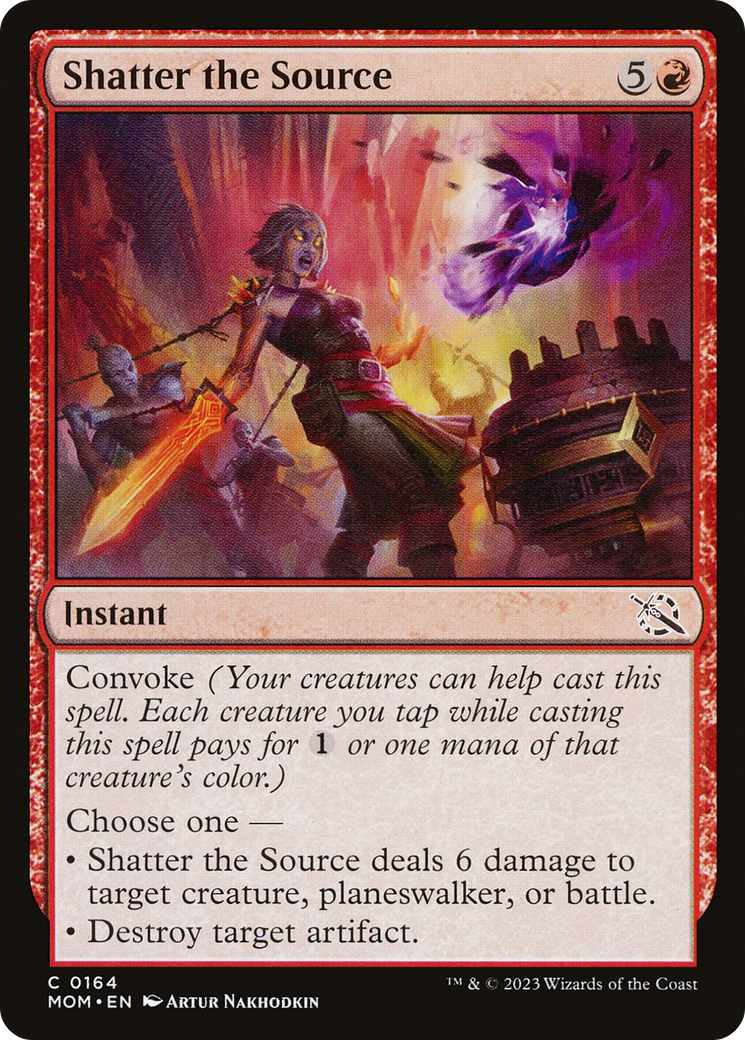 Shatter the Source - Common Instant card from March of the Machine
