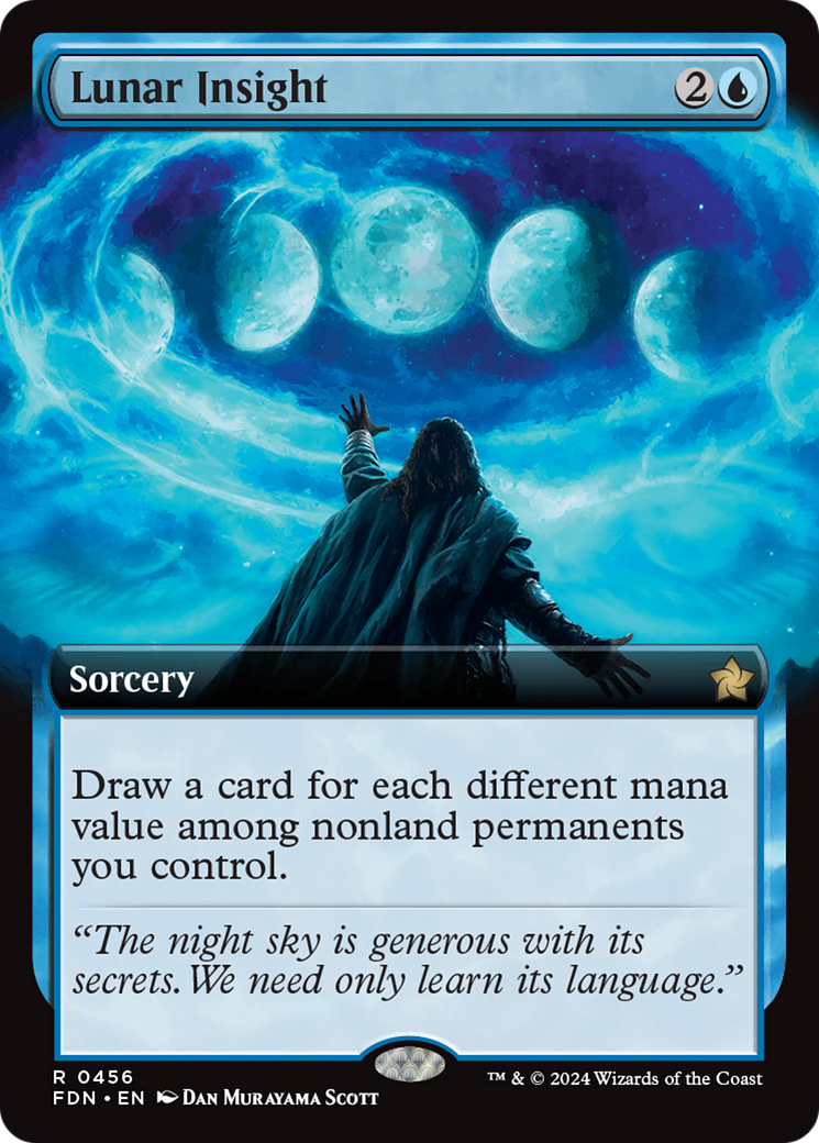 Lunar Insight - Rare Sorcery card from Foundations