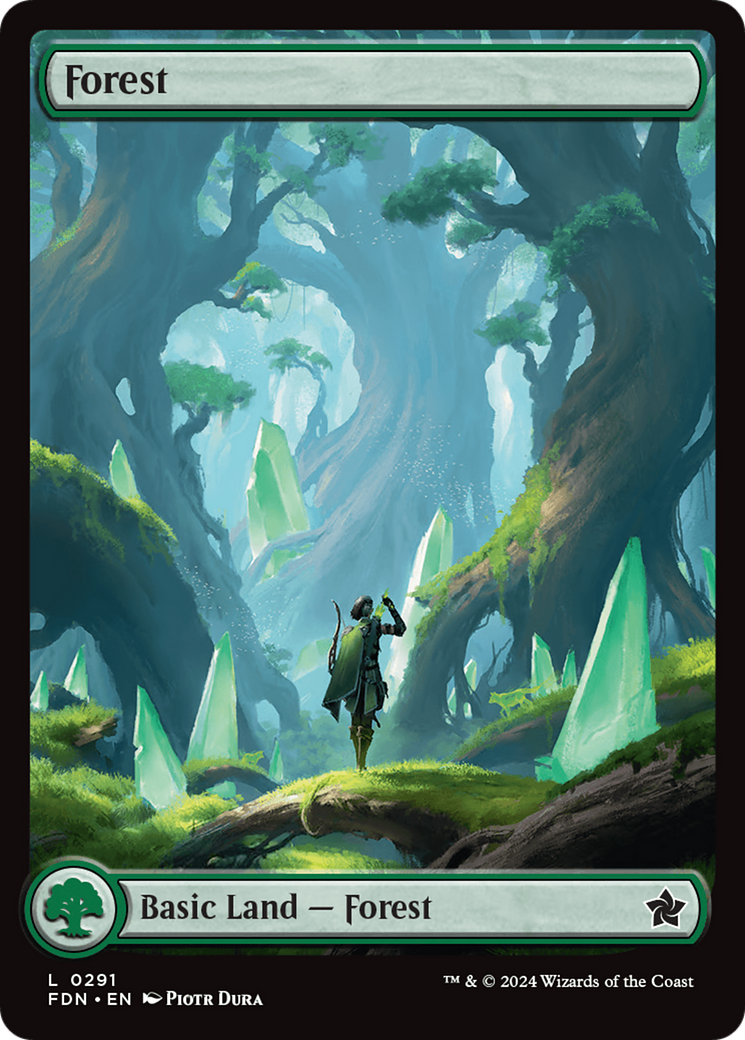 Forest - Common Basic Land — Forest card from Foundations