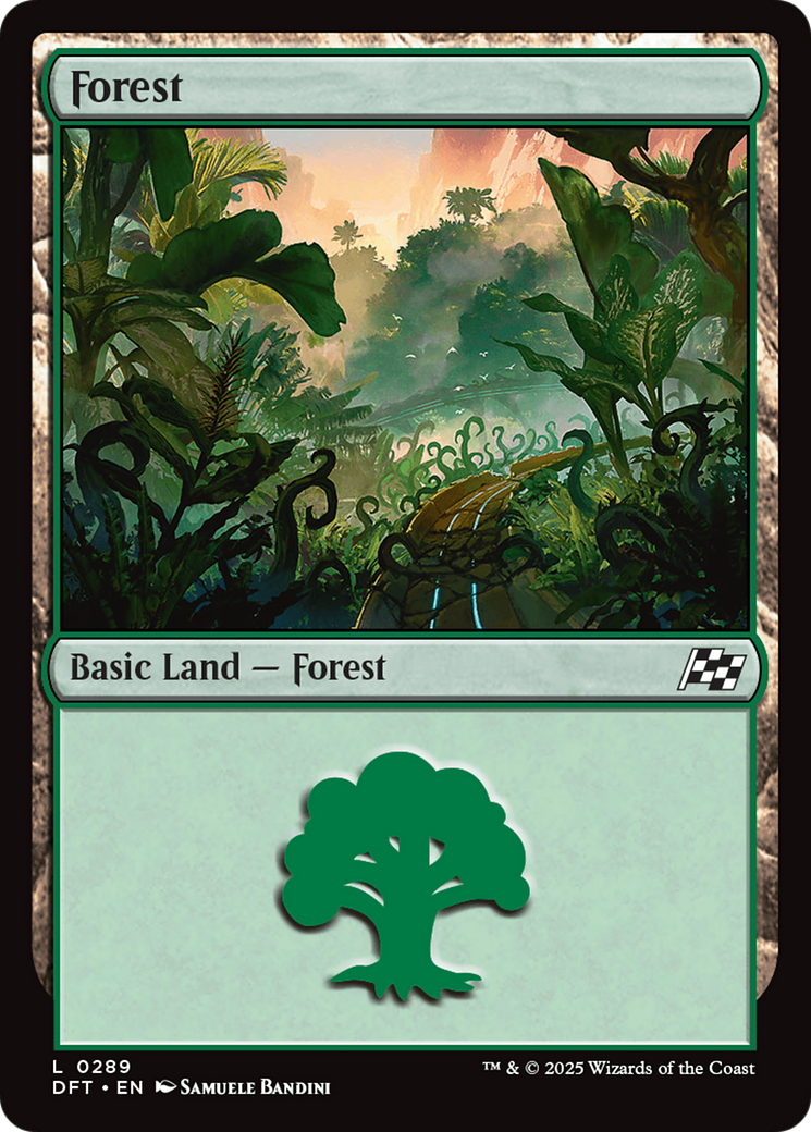 Forest - Common Basic Land — Forest card from Aetherdrift