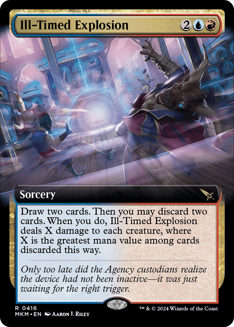 Ill-Timed Explosion - Rare Sorcery card from Murders at Karlov Manor