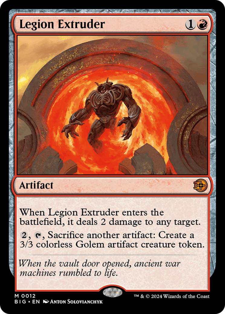 Legion Extruder - Mythic Artifact card from The Big Score