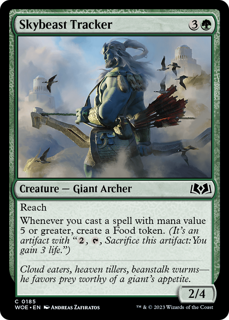 Skybeast Tracker - Common Creature — Giant Archer card from Wilds of Eldraine