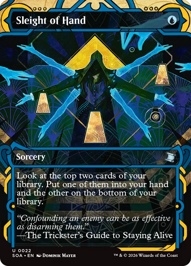 Sleight of Hand - Uncommon Sorcery card from Secrets of Strixhaven Mystical Archive