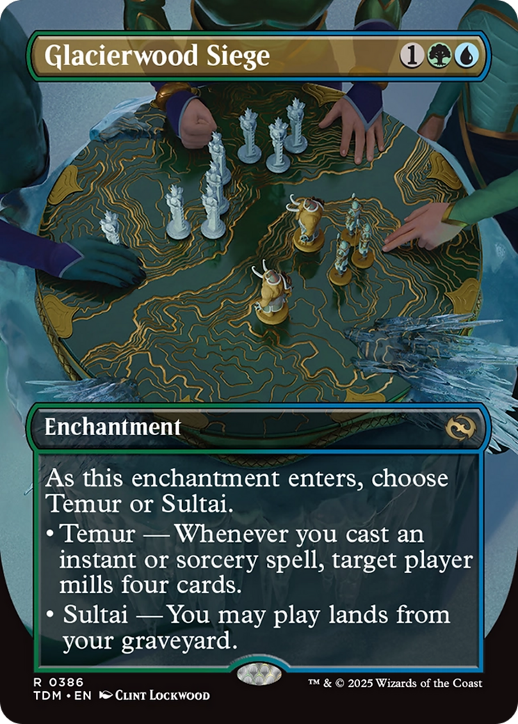 Glacierwood Siege - Rare Enchantment card from Tarkir: Dragonstorm