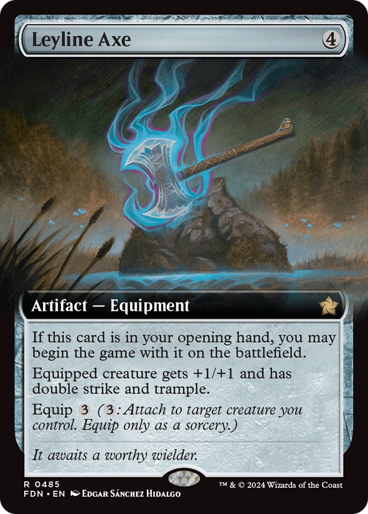 Leyline Axe - Rare Artifact — Equipment card from Foundations