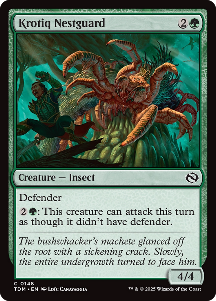 Krotiq Nestguard - Common Creature — Insect card from Tarkir: Dragonstorm