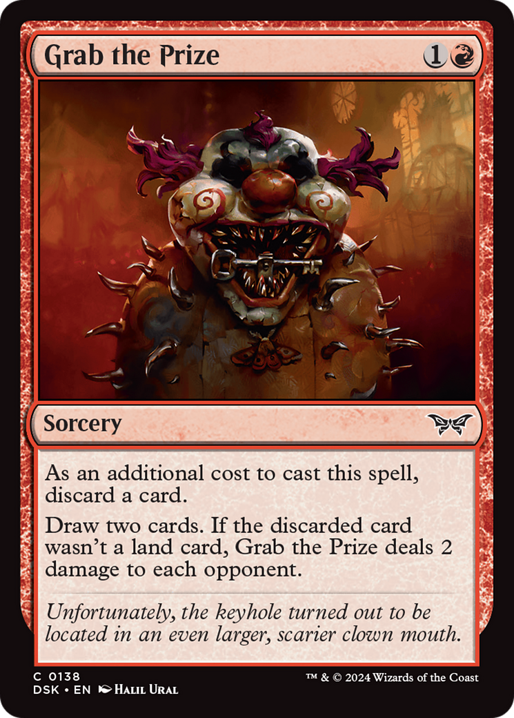 Grab the Prize - Common Sorcery card from Duskmourn: House of Horror