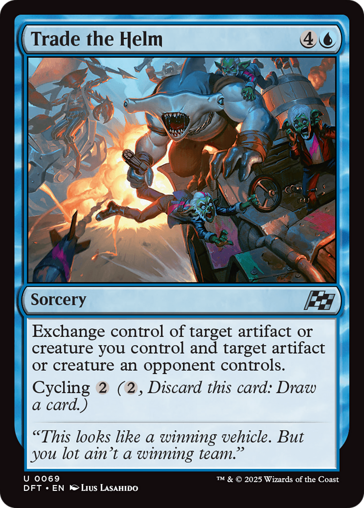 Trade the Helm - Uncommon Sorcery card from Aetherdrift