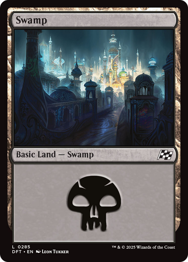 Swamp - Common Basic Land — Swamp card from Aetherdrift