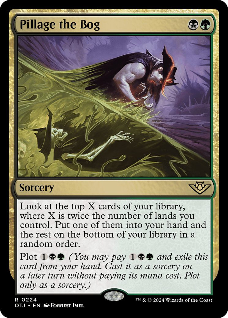 Pillage the Bog - Rare Sorcery card from Outlaws of Thunder Junction
