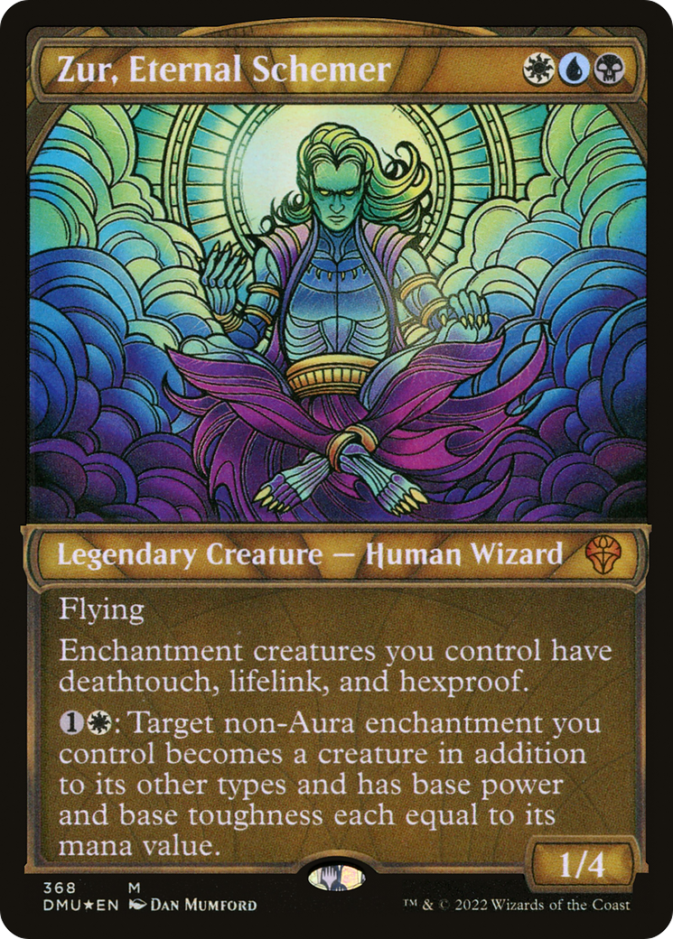 Zur, Eternal Schemer - Mythic Legendary Creature — Human Wizard card from Dominaria United
