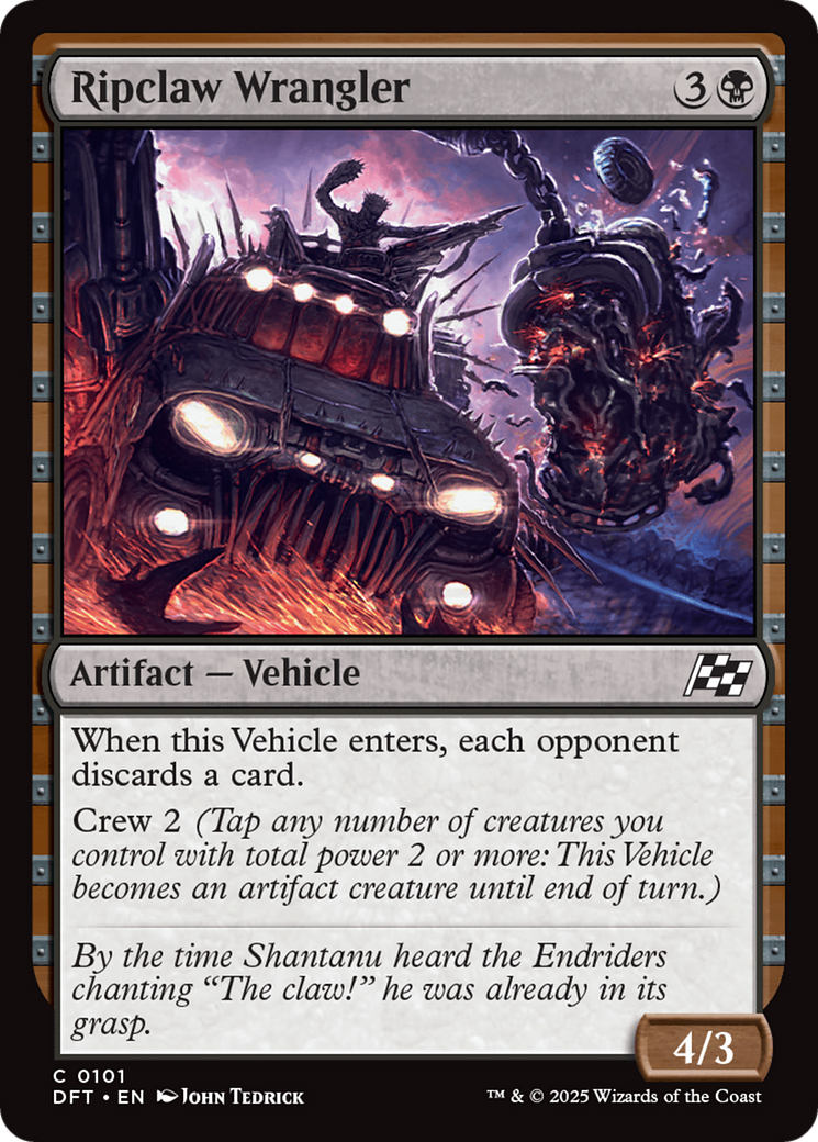 Ripclaw Wrangler - Common Artifact — Vehicle card from Aetherdrift