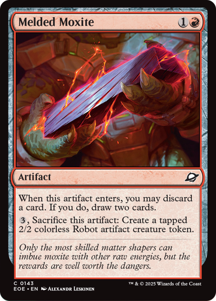 Melded Moxite - Common Artifact card from Edge of Eternities