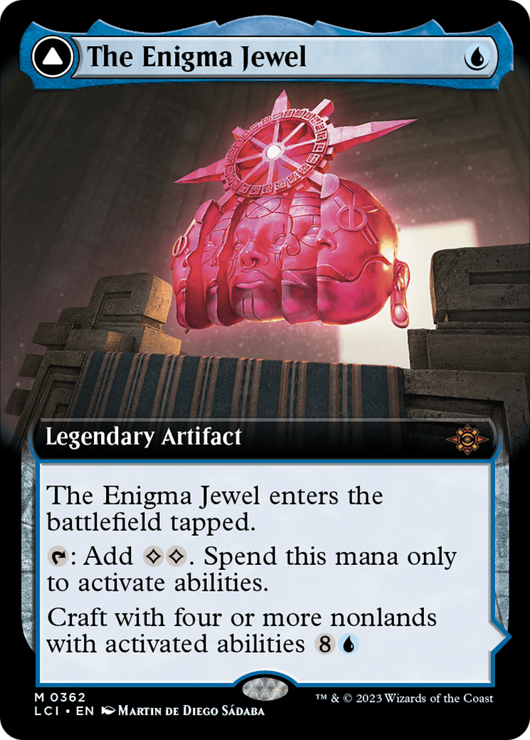 The Enigma Jewel // Locus of Enlightenment - Mythic Legendary Artifact card from The Lost Caverns of Ixalan