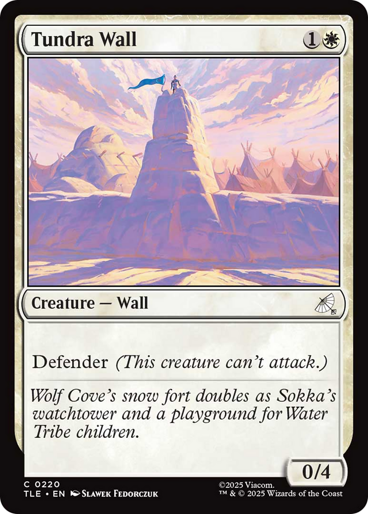 Tundra Wall - Common Creature — Wall card from Avatar: The Last Airbender Eternal