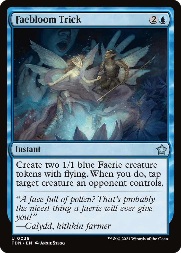 Faebloom Trick - Uncommon Instant card from Foundations