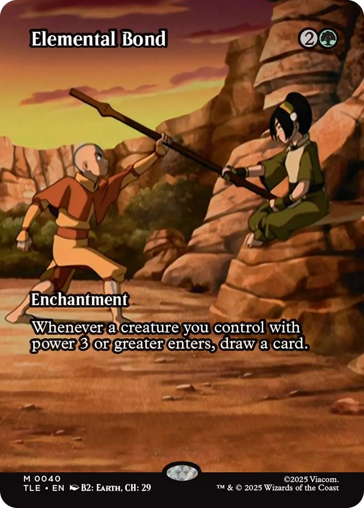 Elemental Bond - Mythic Enchantment card from Avatar: The Last Airbender Eternal