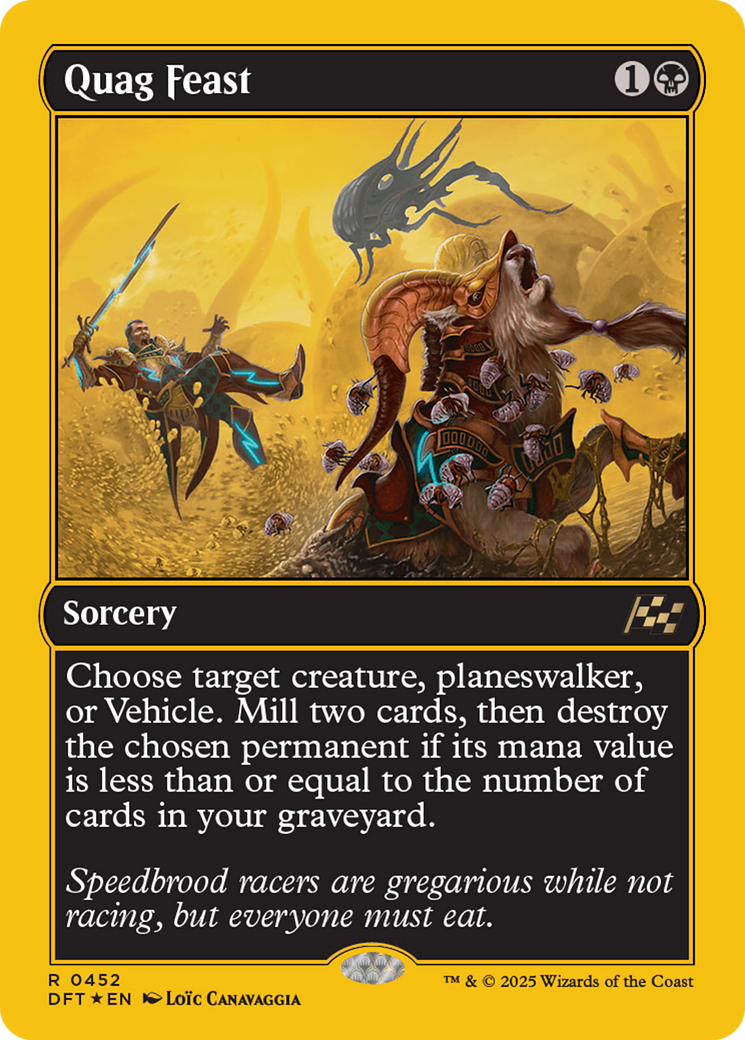 Quag Feast - Rare Sorcery card from Aetherdrift