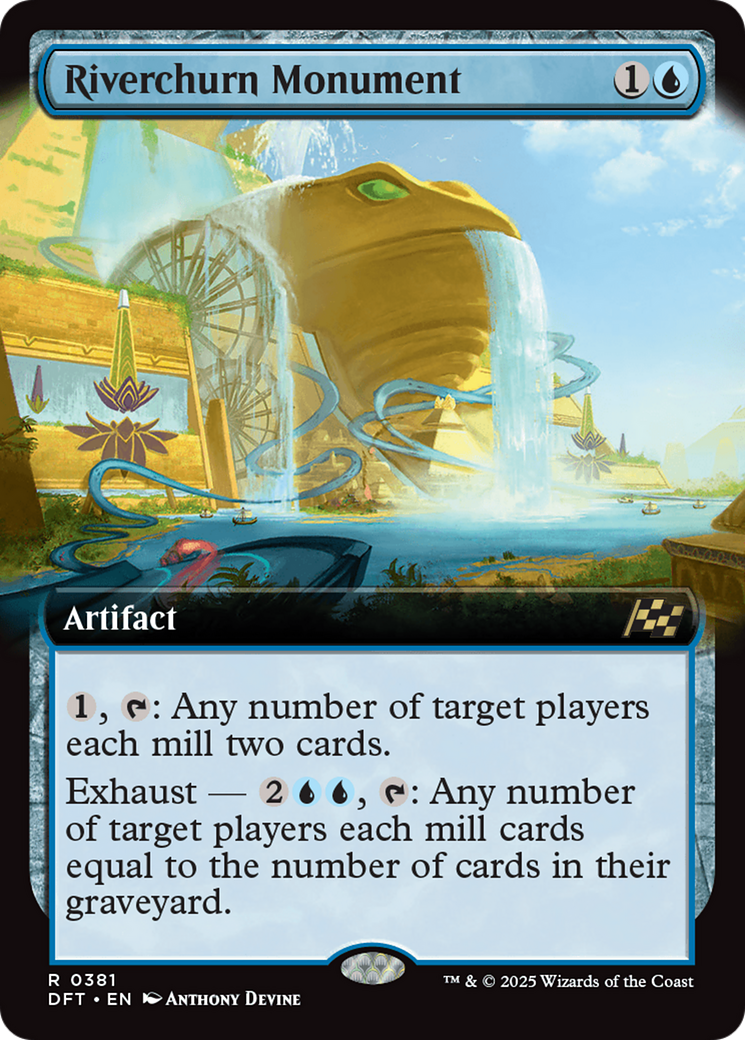 Riverchurn Monument - Rare Artifact card from Aetherdrift
