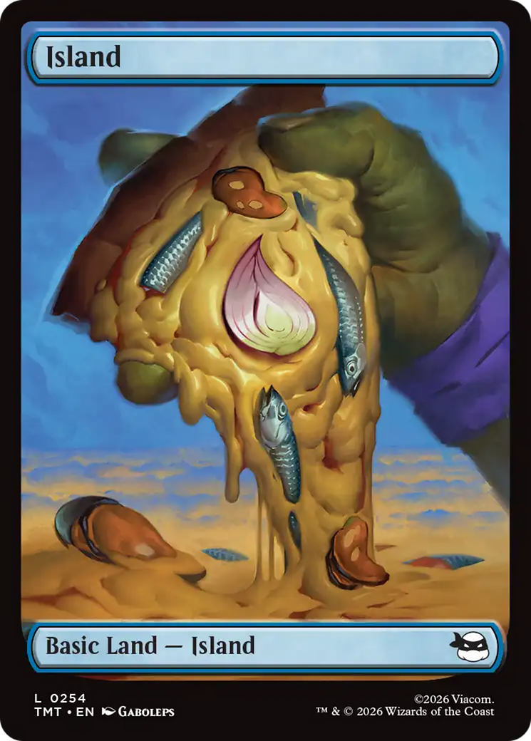 Island - Common Basic Land — Island card from Teenage Mutant Ninja Turtles