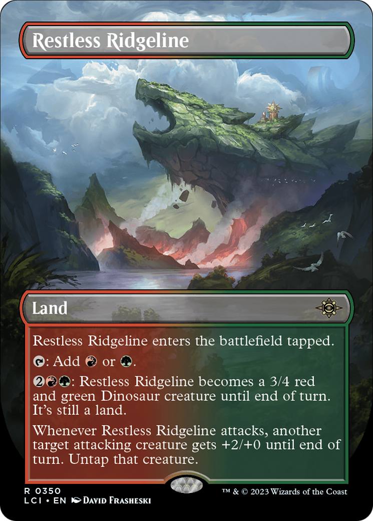 Restless Ridgeline - Rare Land card from The Lost Caverns of Ixalan