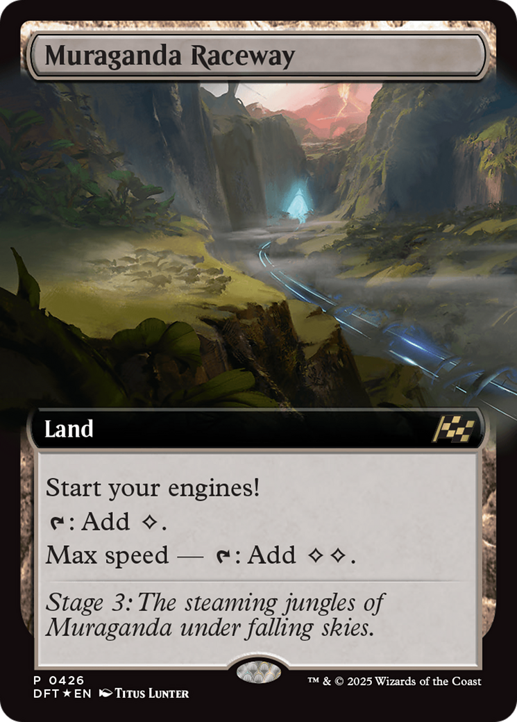 Muraganda Raceway - Rare Land card from Aetherdrift