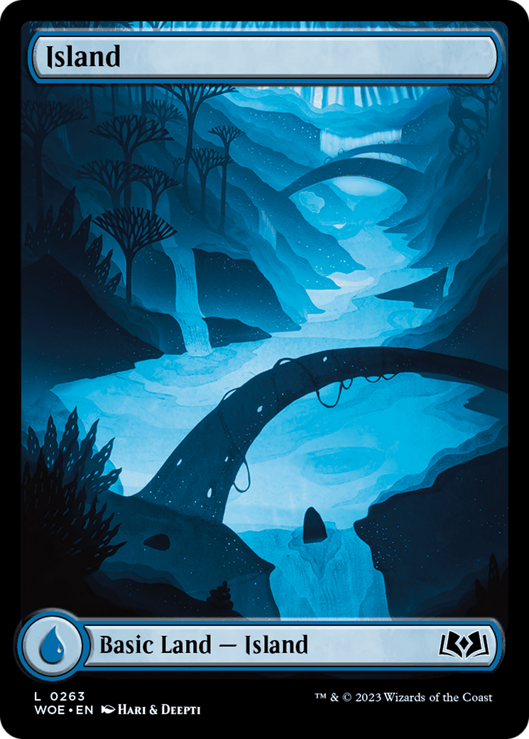 Island - Common Basic Land — Island card from Wilds of Eldraine
