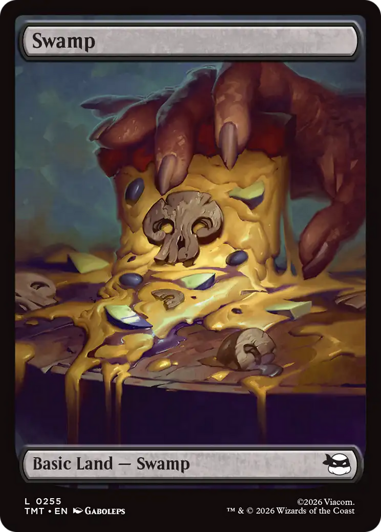 Swamp - Common Basic Land — Swamp card from Teenage Mutant Ninja Turtles