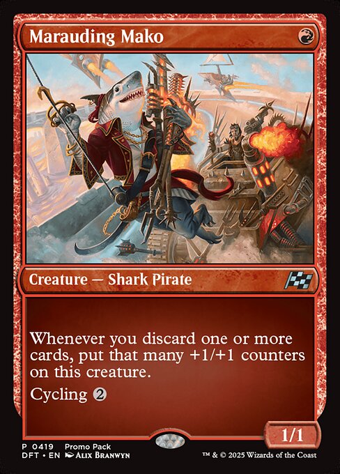 Marauding Mako - Uncommon card from Aetherdrift