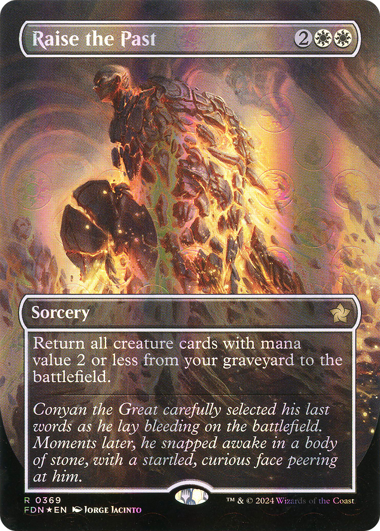 Raise the Past - Rare Sorcery card from Foundations