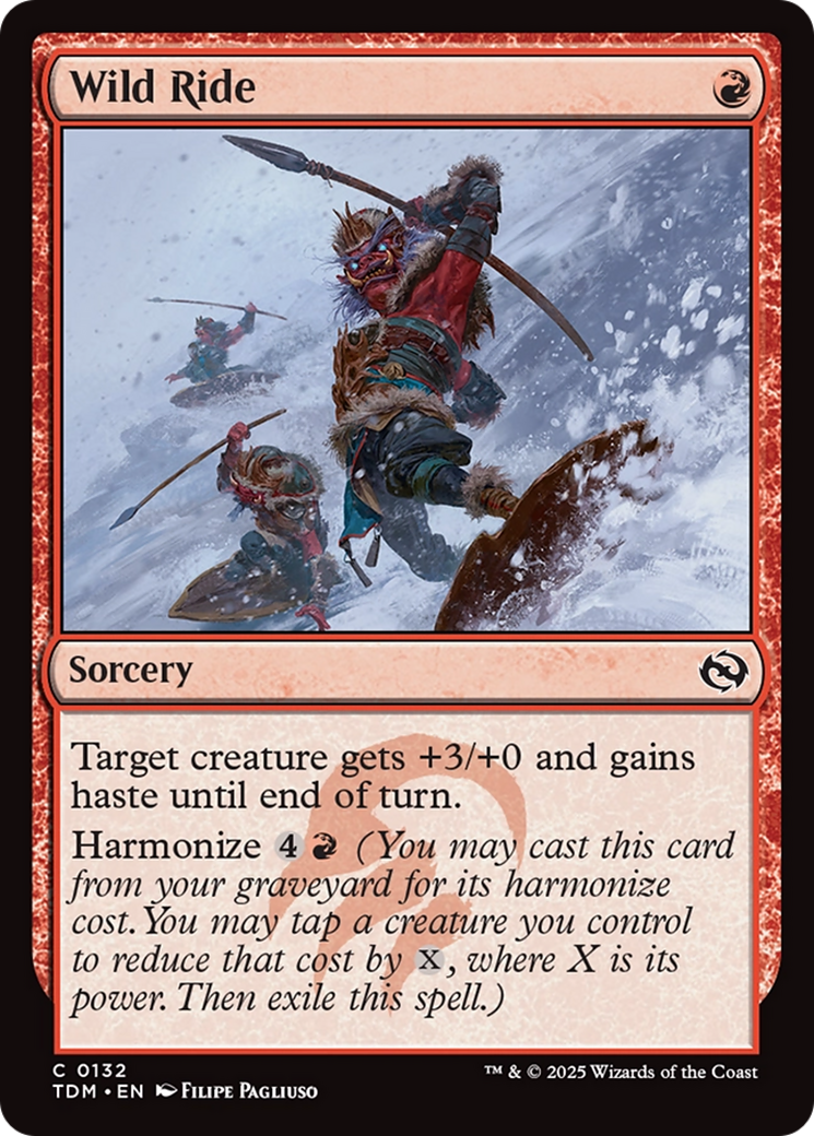 Wild Ride - Common Sorcery card from Tarkir: Dragonstorm