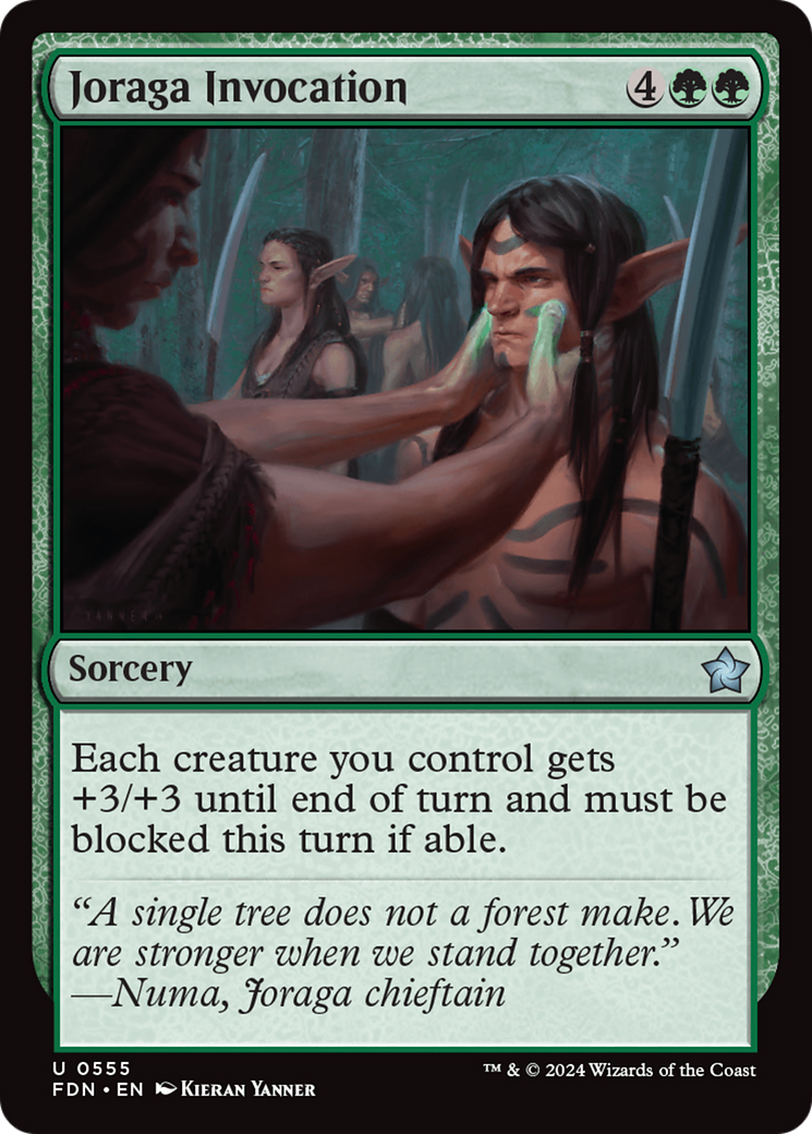 Joraga Invocation - Uncommon Sorcery card from Foundations