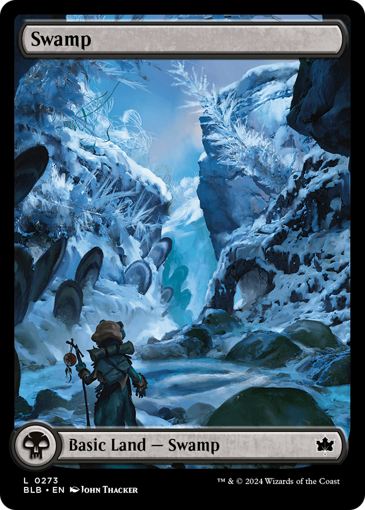 Swamp - Common Basic Land — Swamp card from Bloomburrow