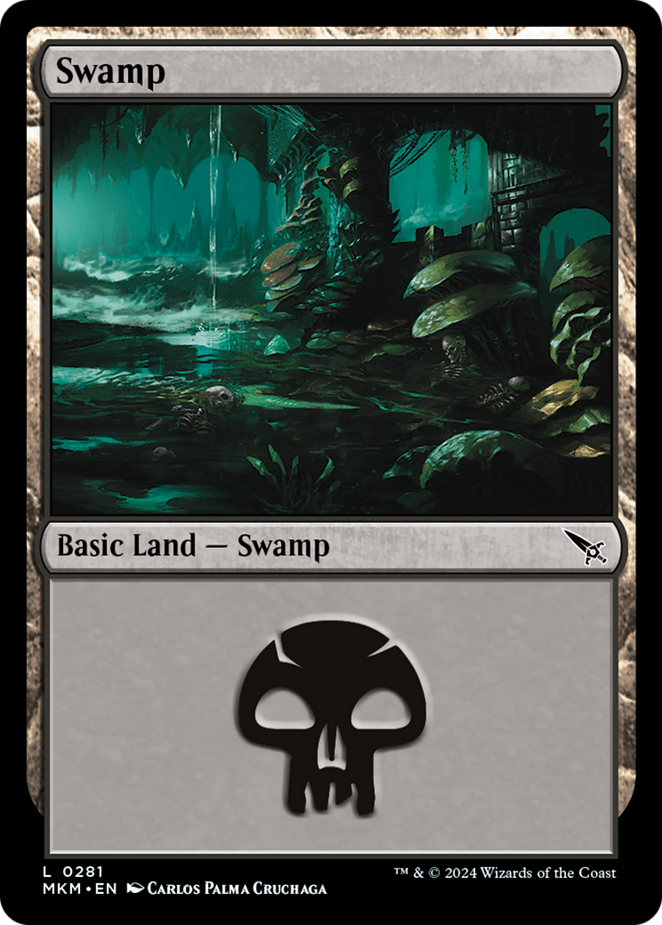 Swamp - Common Basic Land — Swamp card from Murders at Karlov Manor