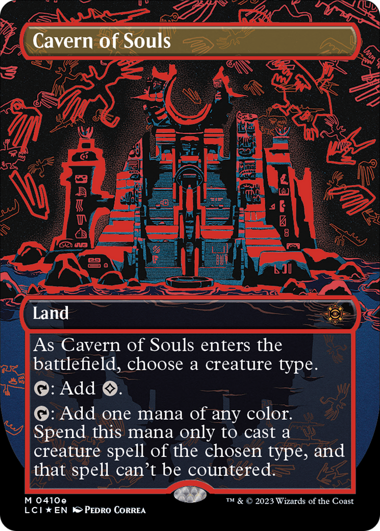 Cavern of Souls - Mythic Land card from The Lost Caverns of Ixalan