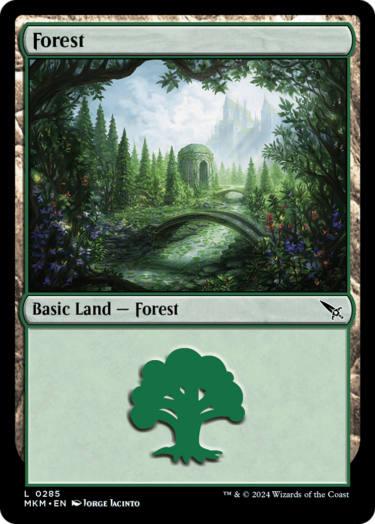 Forest - Common Basic Land — Forest card from Murders at Karlov Manor