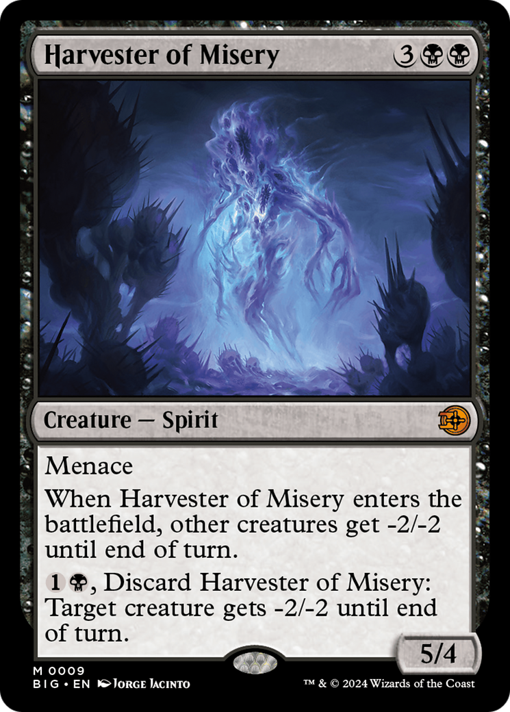 Harvester of Misery - Creature — Spirit used in 75.0% of Sultai sideboards
