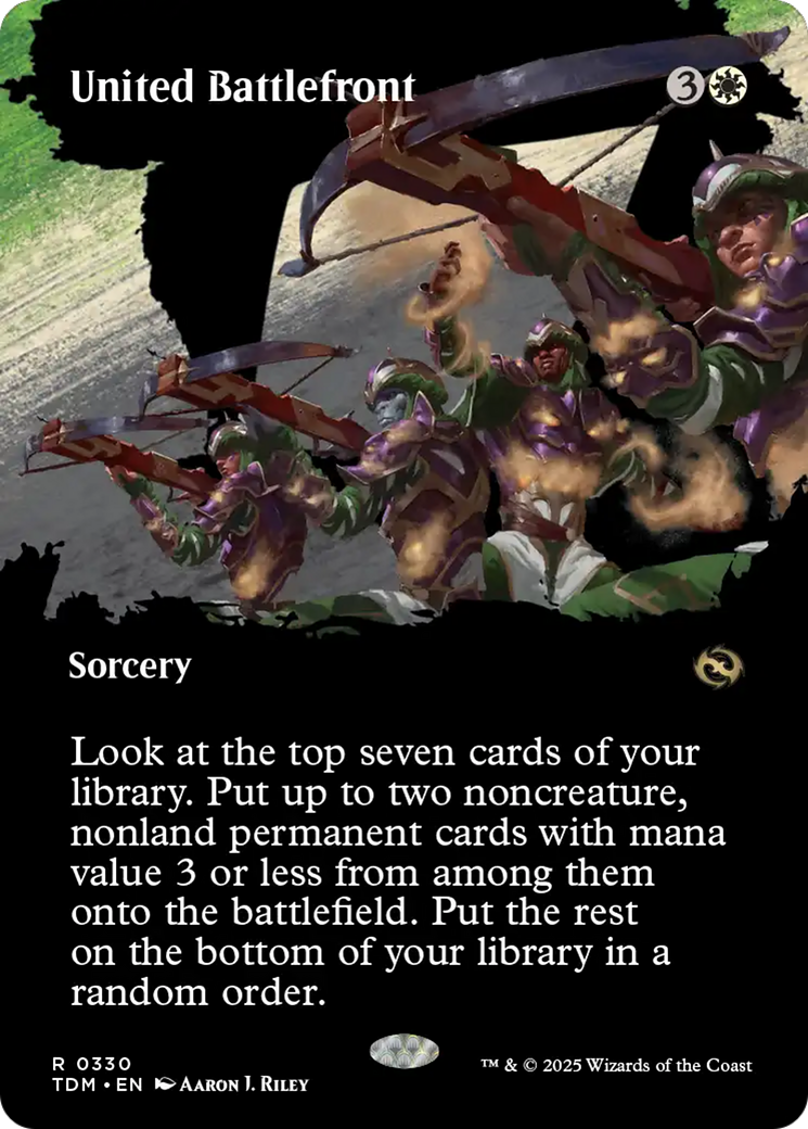 United Battlefront - Rare Sorcery card from Tarkir: Dragonstorm