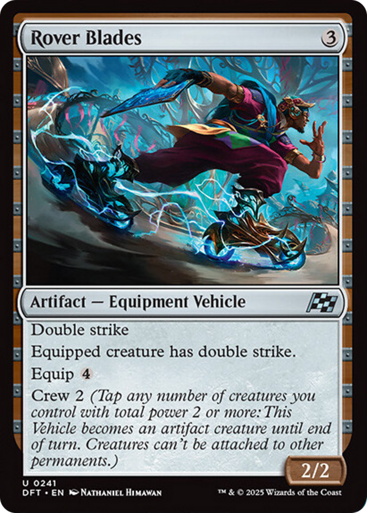 Rover Blades - Uncommon Artifact — Equipment Vehicle card from Aetherdrift