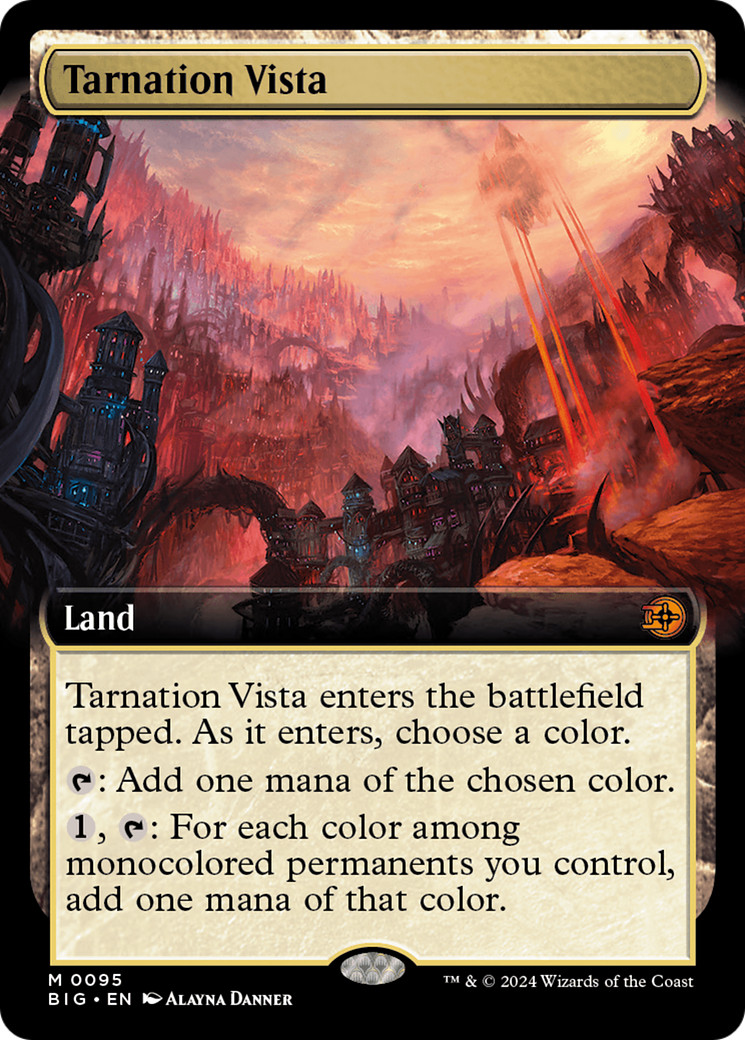 Tarnation Vista - Mythic Land card from The Big Score