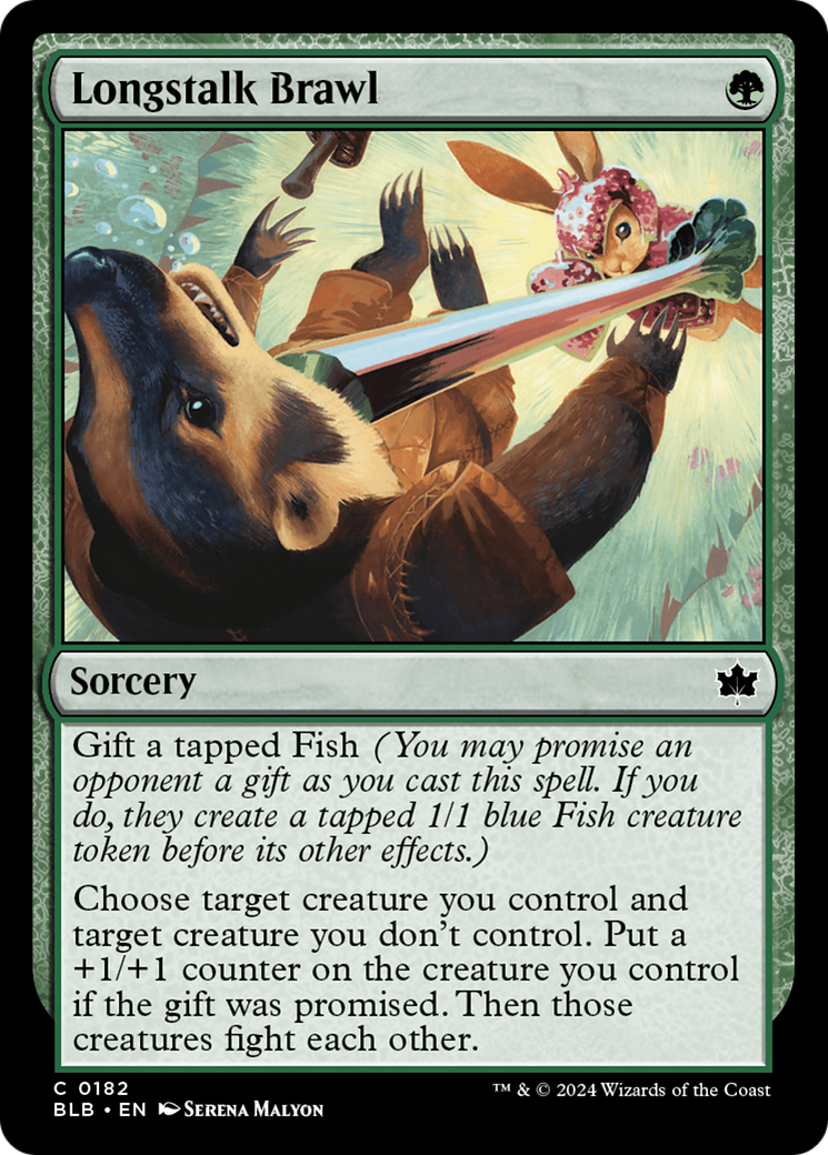 Longstalk Brawl - Common Sorcery card from Bloomburrow