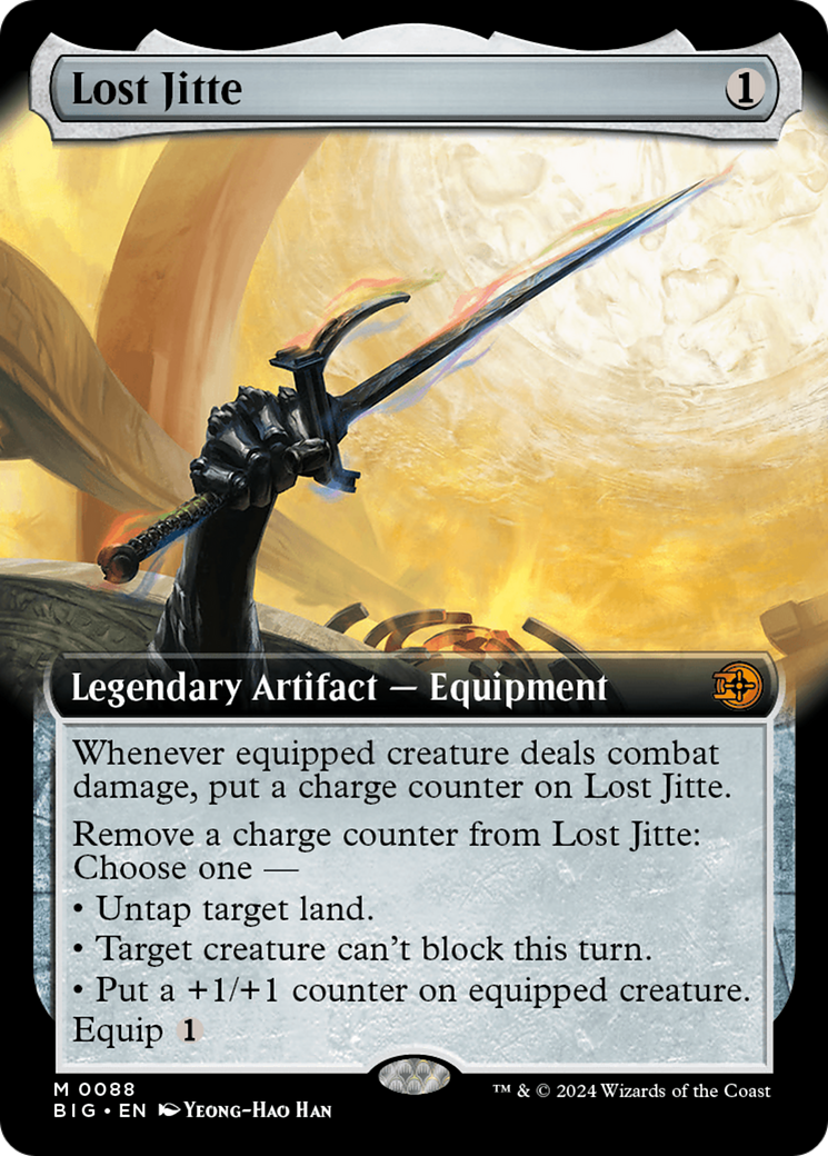 Lost Jitte - Mythic Legendary Artifact — Equipment card from The Big Score