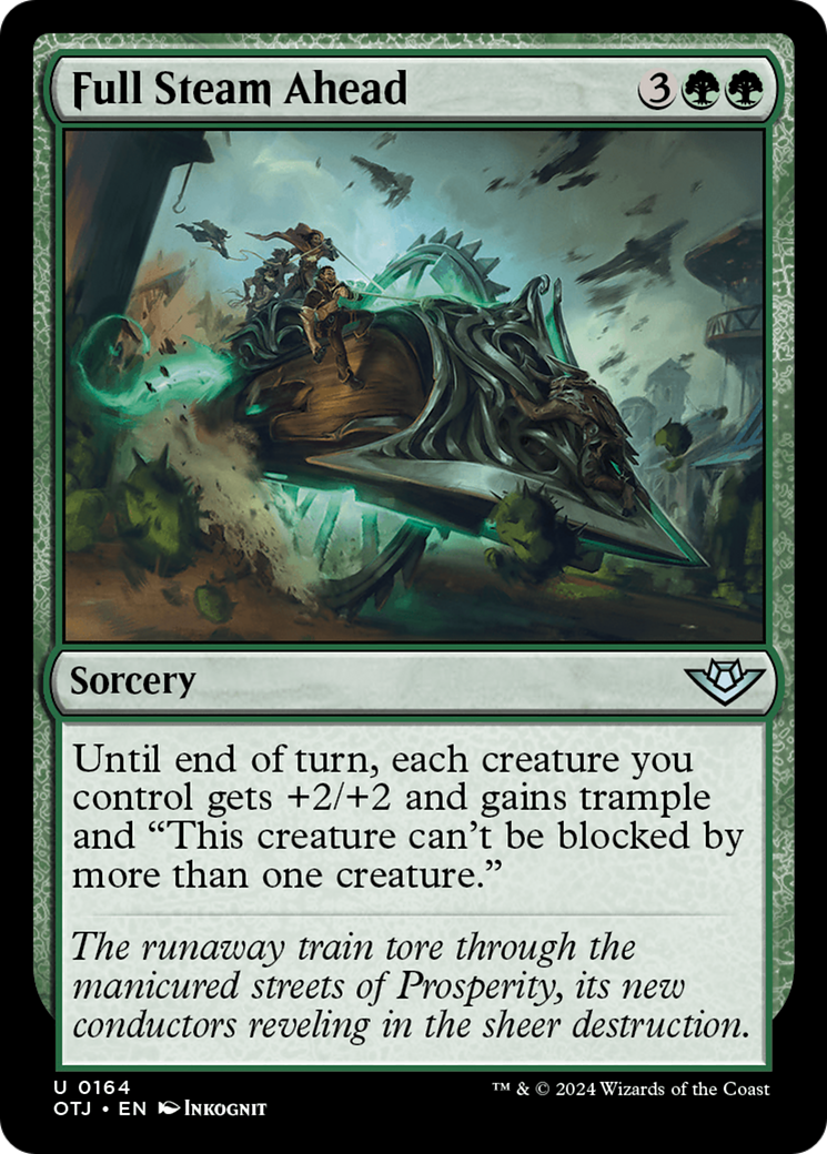 Full Steam Ahead - Uncommon Sorcery card from Outlaws of Thunder Junction