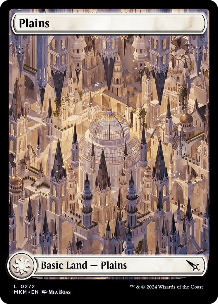 Plains - Common Basic Land — Plains card from Murders at Karlov Manor