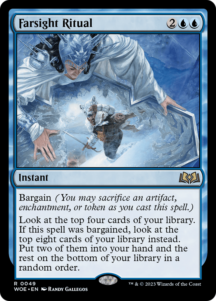 Farsight Ritual - Rare Instant card from Wilds of Eldraine