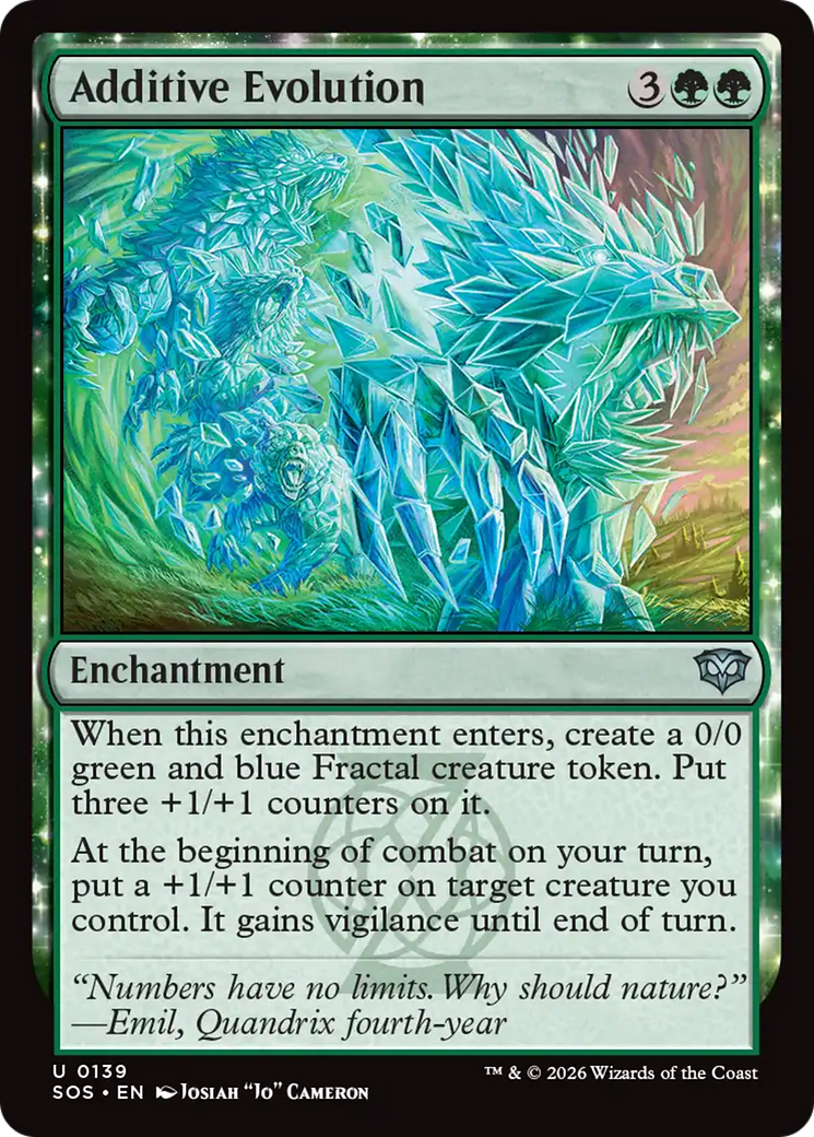 Additive Evolution - Uncommon Enchantment card from Secrets of Strixhaven