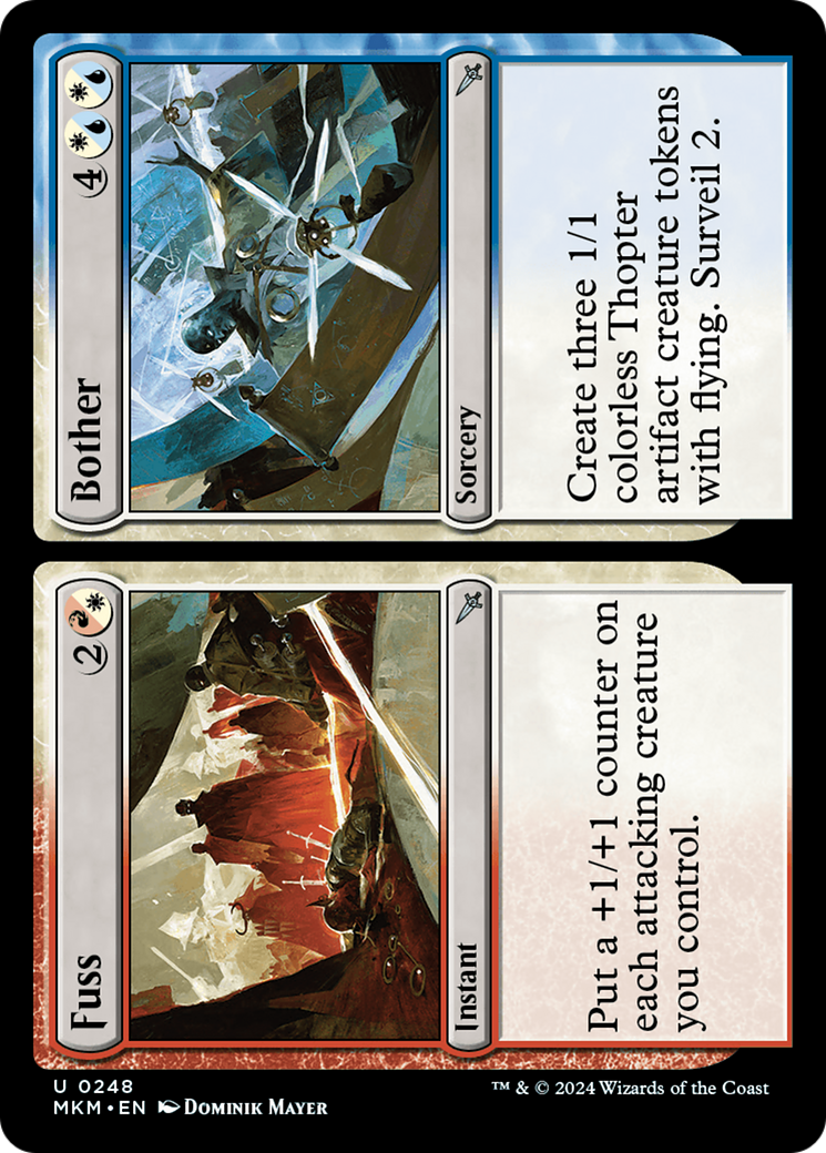 Fuss // Bother - Uncommon Instant card from Murders at Karlov Manor