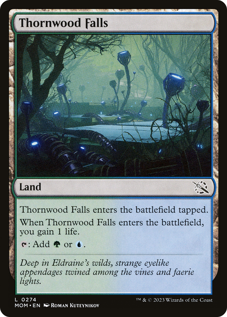 Thornwood Falls - Common Land card from March of the Machine